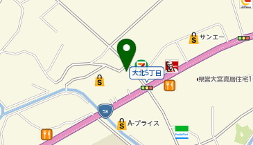 auショップびいまたの地図画像