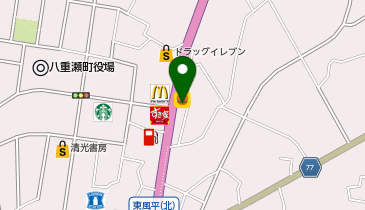 auショップ東風平の地図画像