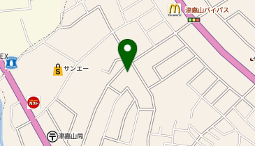 auショップつかざんの地図画像