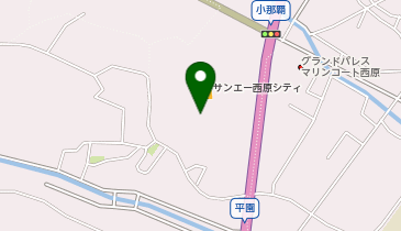 auショップサンエー西原シティーの地図画像