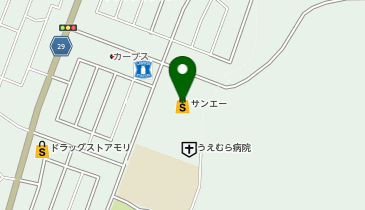 auショップサンエーなかぐすくの地図画像