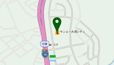 au Styleサンエー大湾シティの地図画像