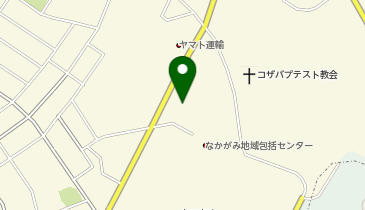 auショップかねひで登川市場の地図画像