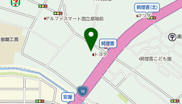 沖縄トヨタ自動車トヨタウン勢理客店の地図画像