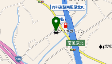 タイヤガーデンタイヤ道サービスの地図画像