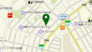 炭火焼肉うるま牛の地図画像