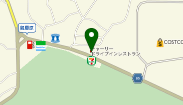 チャーリーレストランの地図画像