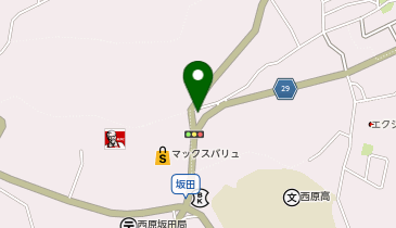 西原そば坂田店の地図画像