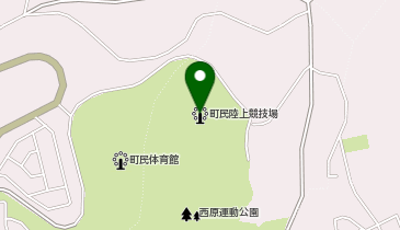 西原町民陸上競技場の地図画像