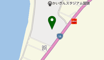 かいぎんフィールド国頭の地図画像