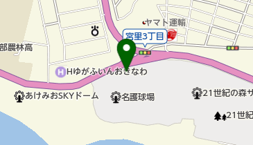 Enagicスタジアム名護の地図画像