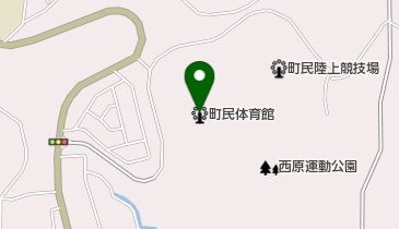 西原町民体育館の地図画像