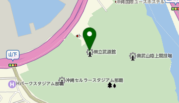 沖縄県立武道館の地図画像