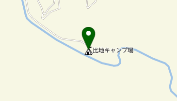 比地大滝キャンプ場の地図画像