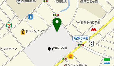 新都心公園テニスコートの地図画像