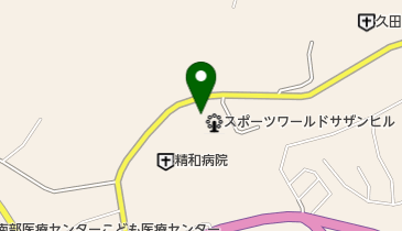 スポーツワールドサザンヒルの地図画像