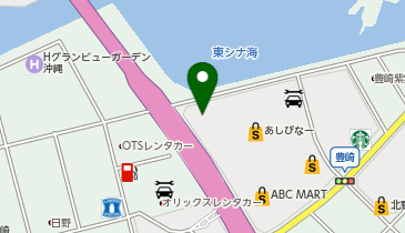 GiGO沖縄アウトレットモールあしびなーの地図画像