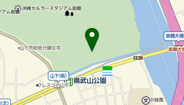 奥武山総合運動公園弓道場の地図画像