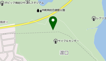 沖縄県総合運動公園屋内運動場の地図画像