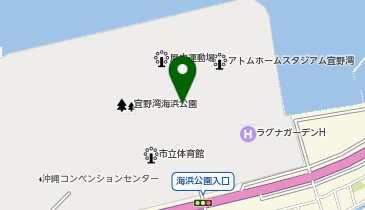 ユニオンですからドーム宜野湾の地図画像