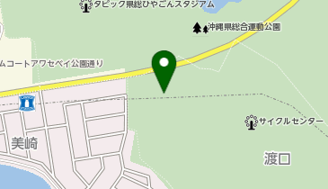 沖縄県総合運動公園自転車競技場の地図画像