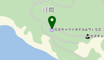 カヌチャビーチグラスボートの地図画像