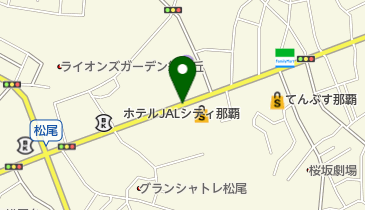 国際通りの地図画像