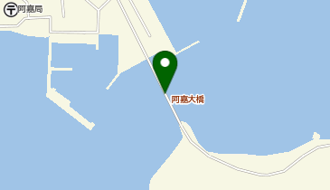 村土慶留間阿嘉線の阿嘉大橋の地図画像
