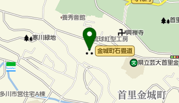 金城町石畳道の地図画像