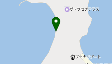 喜瀬ビーチの地図画像