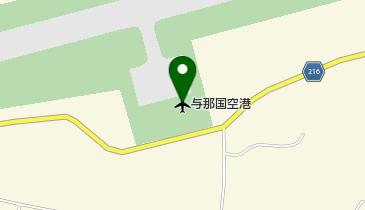 与那国空港の地図画像