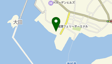 兼城港の地図画像