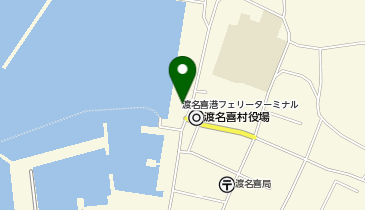 渡名喜港の地図画像