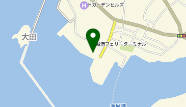 兼城港フェリーターミナルの地図画像