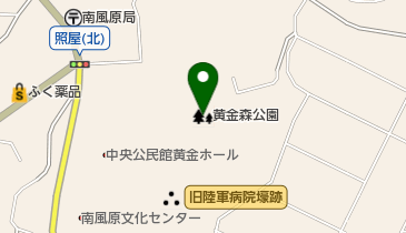 黄金森公園の地図画像