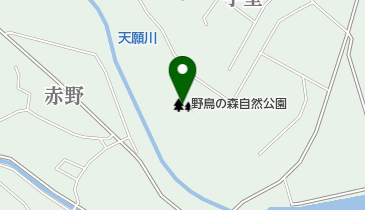 野鳥の森自然公園の地図画像