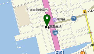 高瀬緑地の地図画像