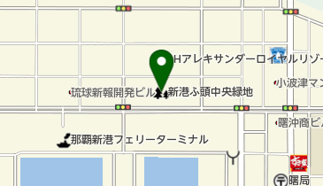 新港ふ頭中央緑地の地図画像