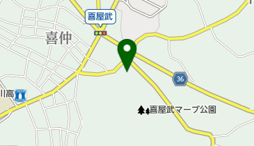 喜屋武マーブ公園の地図画像