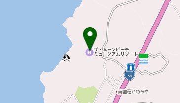 ムーンビーチウェディングの地図画像