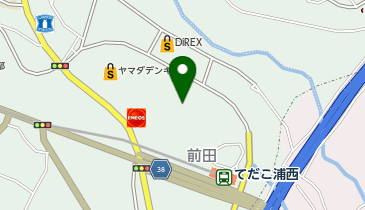 イオンスタイルてだこ浦西駅前の地図画像