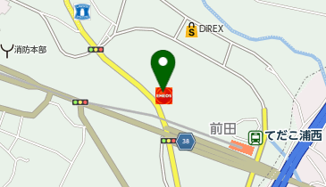 ニコニコレンタカー浦添てだこ浦西駅店の地図画像