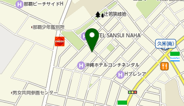 カースタレンタカー那覇波の上店の地図画像
