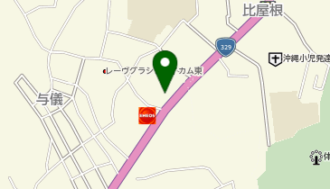 A&W泡瀬店の地図画像