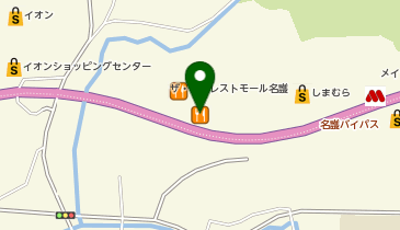 しゃぶしゃぶ温野菜ザ・フォレストモール名護店の地図画像