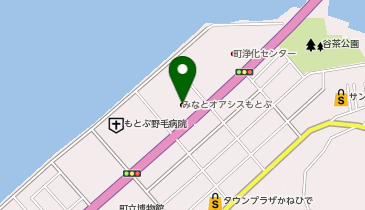 みなとオアシスもとぶの地図画像