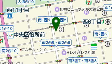 福助株式会社 札幌支店の地図画像