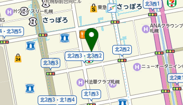 ヒューマンアカデミー札幌校の地図画像
