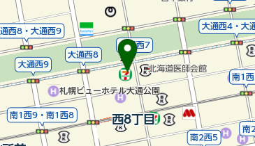 コーセーコスメポート株式会社札幌支店の地図画像