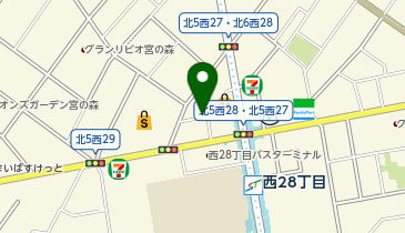 ナチュリアアラフェイス店の地図画像